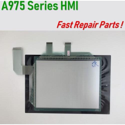 A975GOT-TBA-B A975GOT-TBA-CH Membrane film+Touch Glass for HMI Panel repair~do it yourself, Have in stock