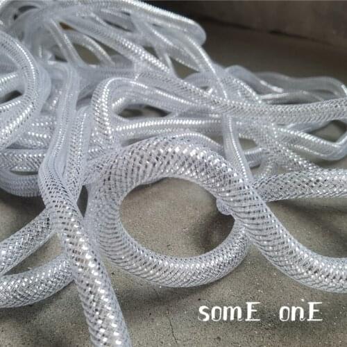 Elastic Tube Accessories White Silver Free Twist Shap DIY Modeling Design Handmade Jewelry Wedding Artwork Decor Designer Fabric