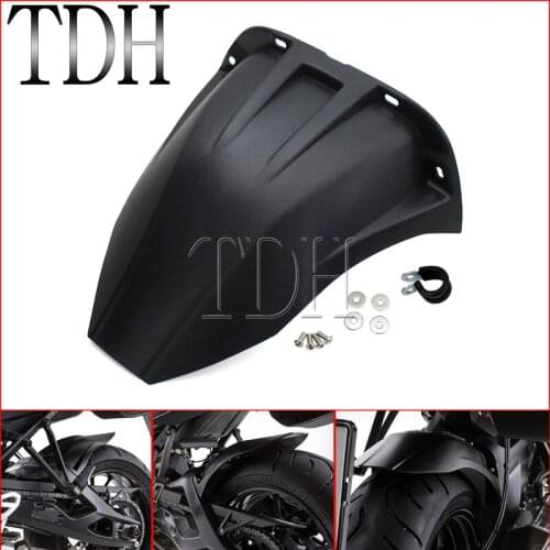 Black Motorcycle Rear Fender Extension Mud Guard Extender Extension Protector Cover For BMW S1000XR 2015-2017