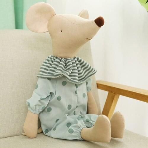 D7WF 35cm/14in Stuffed Doll Mini Mouse Soft Linen Toy Home Decoration Stuffed Animal Emotion Comfort for Baby Girls Office