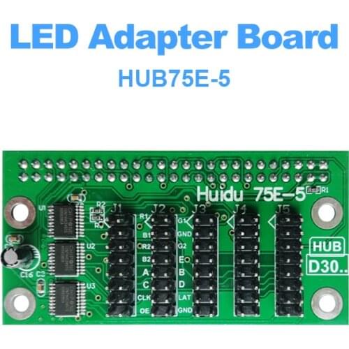 Huidu HUB75E-5 led screen control card conversion card adapterd board 5*hub75E port included For HD series led controller