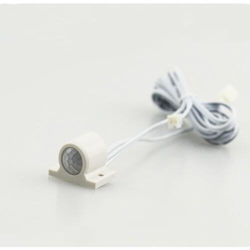 Body infrared sensor switch Module DC12V 60W Surface mounted Low voltage DuPont connector for Display Cabinet Wardrobe Locker