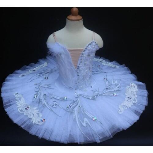 Professional Ballet Tutu For Girls Child Kids Adult Balet Dress Woman Pancake White Swan Lake Costume Dance Ballet Dress Girls