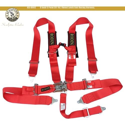 3 Inch 5 point SFI 16.1 Rated Latch Link Car Auto Racing Sport Seat Belt Safety Racing Harness