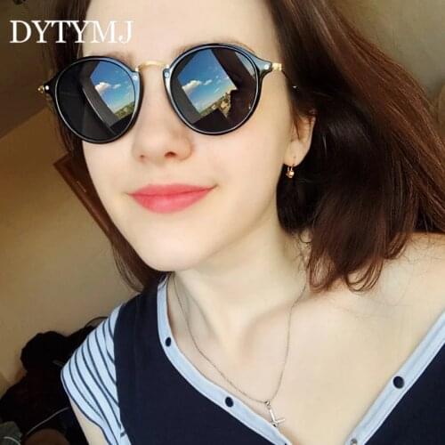 DYTYMJ Round Retro Sunglasses Women Brand Designer Sun Glasses for Women/Men Vintage Eyeglasses Women Luxury Brand Oculos De Sol