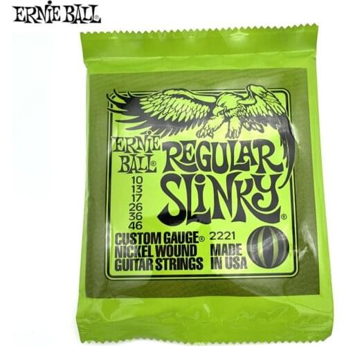 Ernie Ball Electric Guitar Strings Play Real Heavy Metal Rock 2221 2220 2222 2223 2225 2006 2004 Musical Instrument Parts