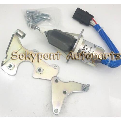 Fuel Shut off solenoid SA-4026-12 SA4026-12 1752ES RQV-K for 5.9L diesel 12 Volt 1pc