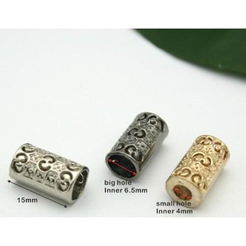 90pcs Cord Ends Lock Cap 15*8mm metal zinc alloy bell stoppers cord ends lock black/silver/gold BELL-010