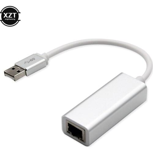 100Mbps USB 2.0 To RJ45 Ethernet Adapter Network Card Free Driver USB Million LAN card Adapter Convertor Cable for Macbook PC