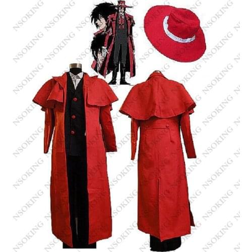 Anime Hellsing Alucard Cosplay Costume Customized