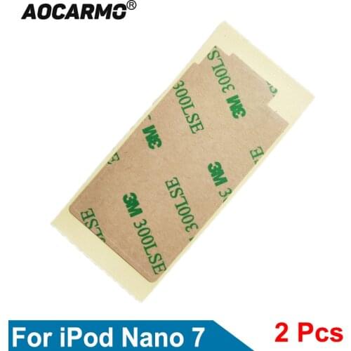 Aocarmo 2Pcs/Lot Display Screen Touch Panel Sticker Adhesive For iPod Nano 7 Gen 7th 300LSE Tape