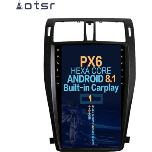 Aotsr Tesla 12.1" Vertical screen Android 8.1 Car DVD Multimedia player carplay GPS Navigation For TOYOTA Crown 13th 2010-2015