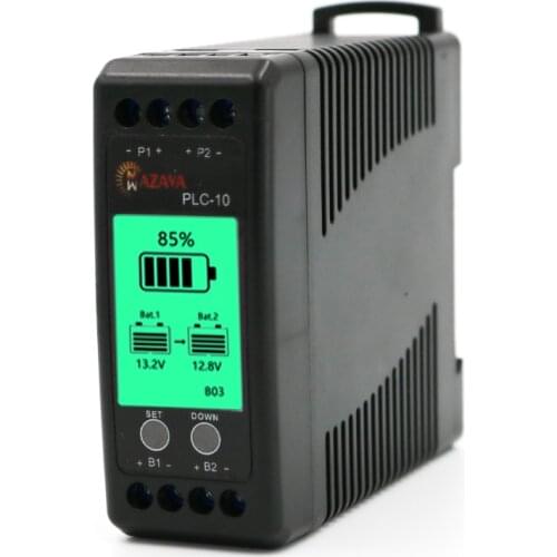 PLC-10 Battery Equalizer Batteries Voltage balance Lead Acid Battery Connected 24V 36V 48V 60V 72V 84V 96V 120V 144V 192V 240V