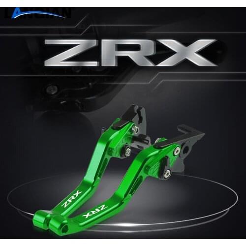 For Kawasaki ZRX 1100 1200 Motorcycle Short Aluminum Adjustable Brake Clutch Levers ZRX1100 ZRX1200 1999-2007 2005 2006 Parts