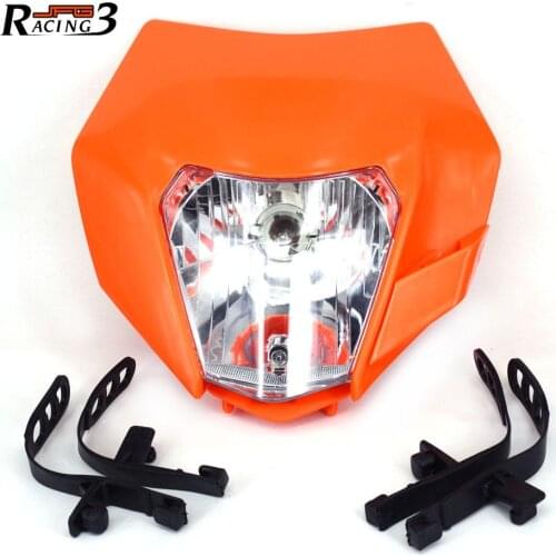 For KTM EXC EXCF XC XCF XCW XCFW SX SXF SXS SMR 125 250 350 450 500 505 520 530 Motorcycle Universal Headlamp Lights Headlight