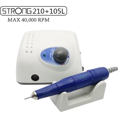 Electric Micro Motor Dental Jewelry Engraving Nail Beauty Polisher Strong 210+105L 40K RPM
