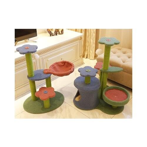 Pet Nest Multipurpose Household Cat Cactus Scratching Post Indoor Pet House for Cats