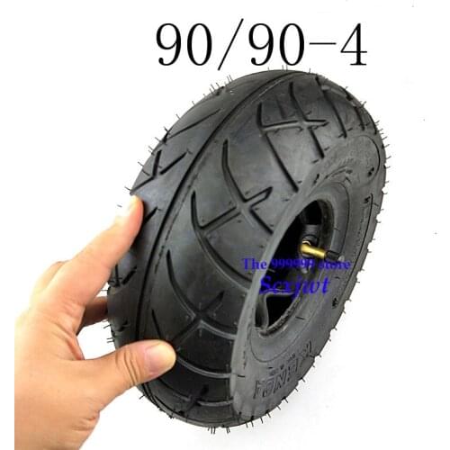 Lightning shipping 90/90-4 3.00-4 Gas/Electric Scooter Tires and inner tube 10 inch On-road Tyres (Scooter Parts & Accessories )