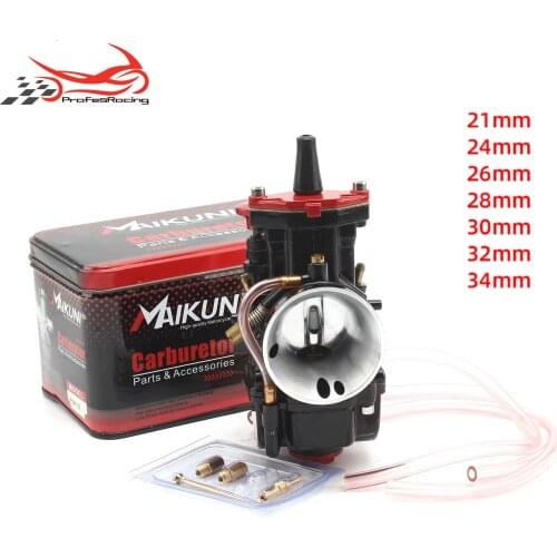 Motorcycle Engine Part Carb 21 24 26 28 30 32 34mm Carburetor Mikuni PWK Carburetor With Power Jet For ATV Pit Dirt Bike AK102
