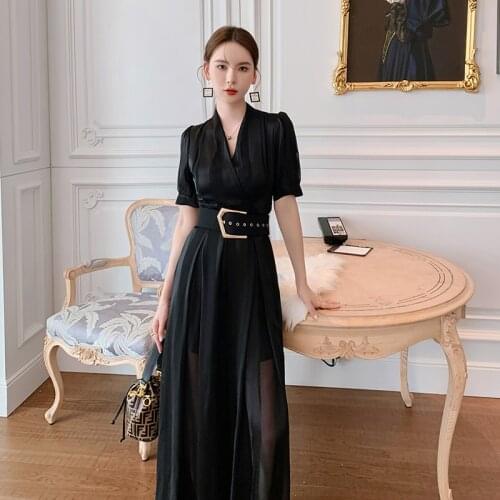 Summer Women Elegant Sheer Jumpsuits Romper Thin Ladies Loose Wide Leg Pants Overalls Playsuits Jumpsuits Casual 2021