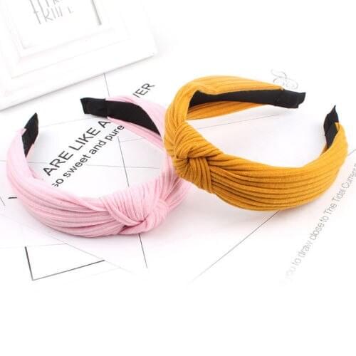 Fashion Head Wrap Headband Twisted Knotted Hair Band Women Turban Twist Knot