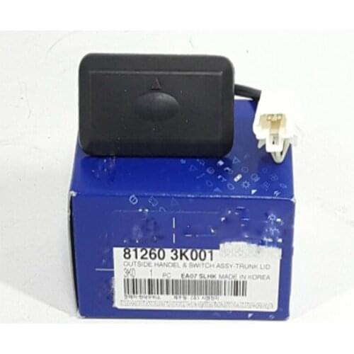 812603K001 External Handle and Switch Assembly - Hyundai Elantra trunk cover 2011-2016