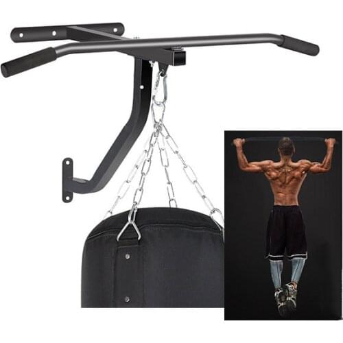 Sandbag Rack Hanger Boxing Sandbag Frame Wall Bracket Multifunctional Wall Mount Boxing Frame Horizontal Bar Indoor Fitness