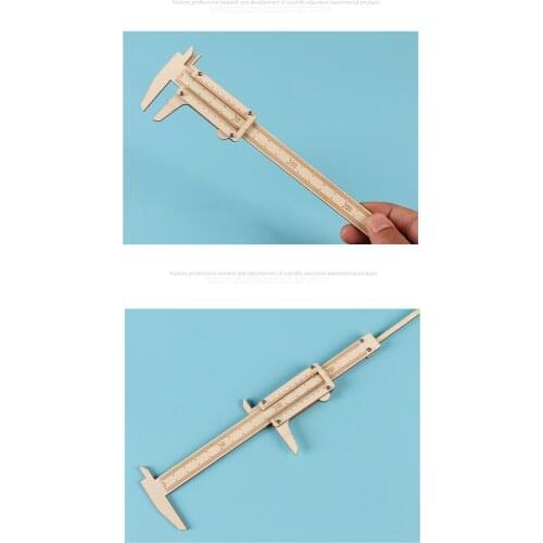 Pupil science and technology invention DIY cursor caliper childrens assembly material package science and technology equipment