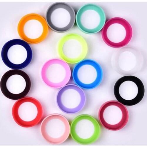 500piece Bottom Protective Cover rubber bottom Sleeve silicone multi bottle mug cup Mats & Pads SN159