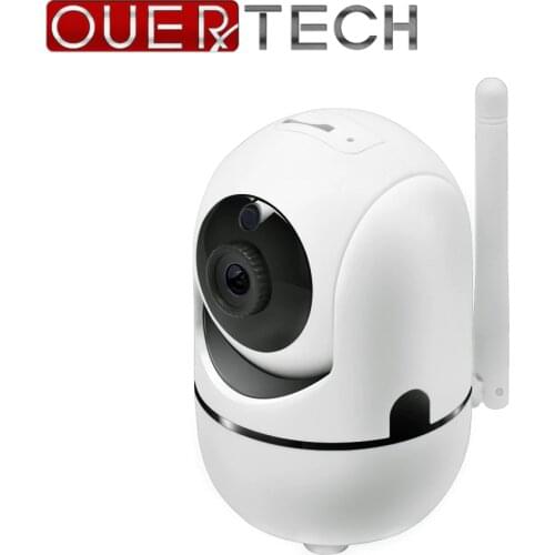 OUERTECH Wireless Smart Home Security 720P Auto-tracking Two Way Audio Night Vision WIFI IP Camera Baby Monitor Wide Angle View