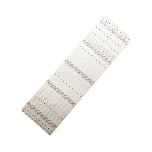 1set=10pcs Led strip for Hisense LED55EC290N 55K220 55K1800 light bar SVH550AC3_5LED_REV03