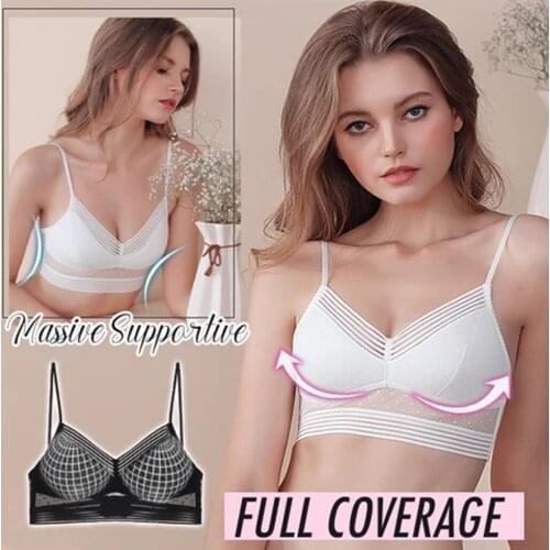 Women Lace-U-Back Lifting Bra - Sexy Deep U Low Back Lace Bra Invisible underwear Good matching clothes fashion Comfortable T5