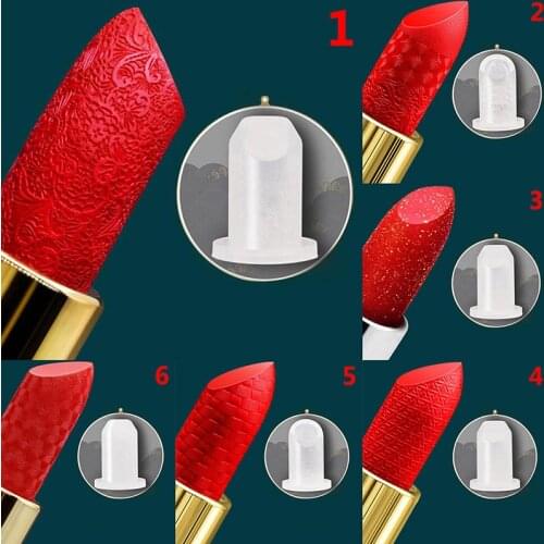 12.1mm Lipstick Mold Silicone DIY Lip Balm Cosmetic Mould Holder 6 Types Good Use Lipstick Mould Craft Tool
