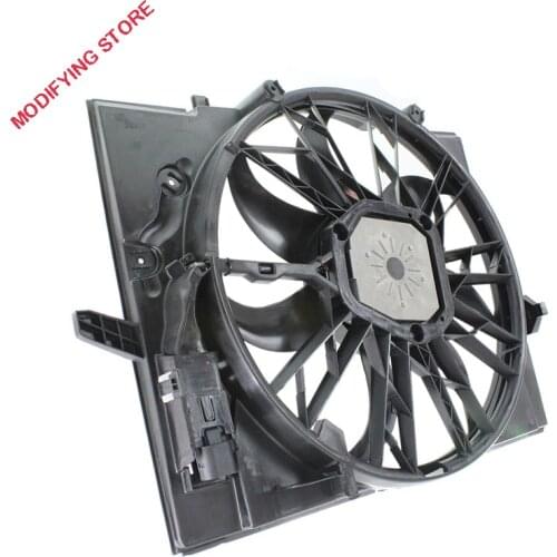 17427524881 for Car Engine cooler water tank electronic fan motor E63 630I E64 for bmwE65 735I M54 E66 E61 523I N52