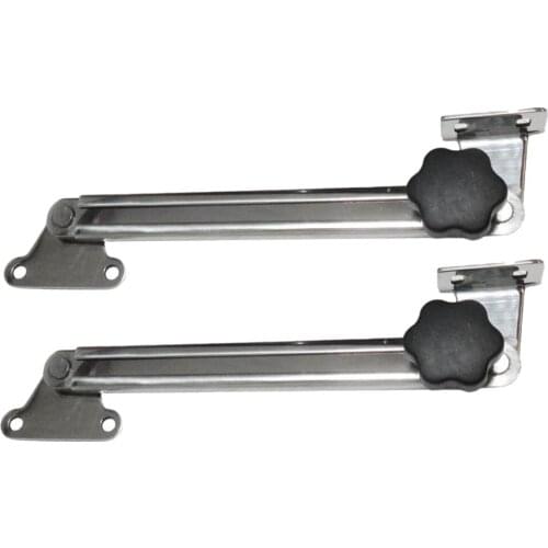 2x 8 inch Stainless Steel Hatch Adjuster for Marine Boat Cabin Door
