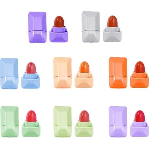 8 Colors Capsule Lipstick Set Mini Lipsticks Matte Velvet Waterproof Long Lasting Non Stick Makeup Cosmetics Cute Gift For Girl