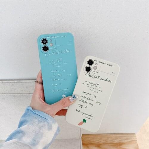 Simple side Frame words Phone Case For iPhone 12 11 Pro MAX XS XR X 7 8 Plus SE2 Candy Shockproof silicone Lens Protect Cover