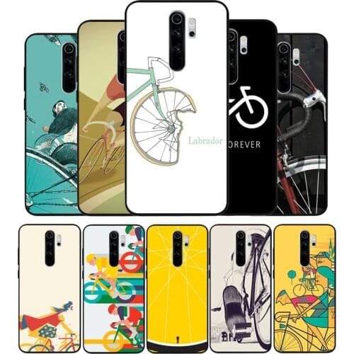CYCLING art black Phone Case For Xiaomi Redmi note 9 8 7 6 5 4 Pro S for redmi 4A 4X 5 Plus 5A 7A Cover