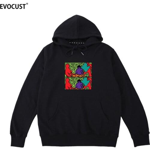Black Awesome Playboi Carti Hip Hop Aesthetic guys rap Vintage Harajuku 90s Graphic Hoodies Sweatshirts men women unisex Cotton