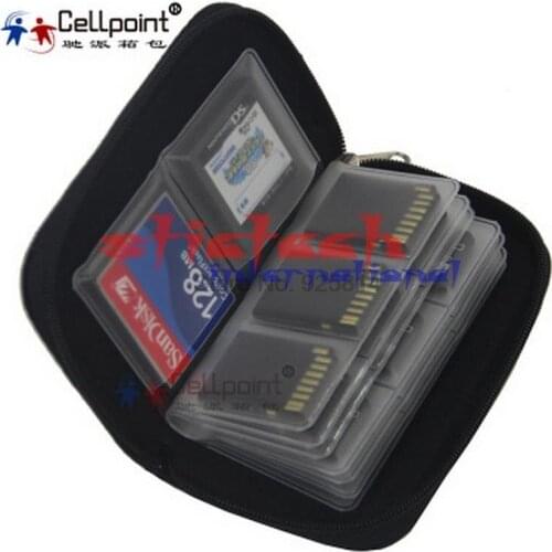By dhl or ems 1000pcs SD SDHC MMC For Micro SD Memory Card Storage Carrying Pouch bag Box Case Holder Protector Wallet