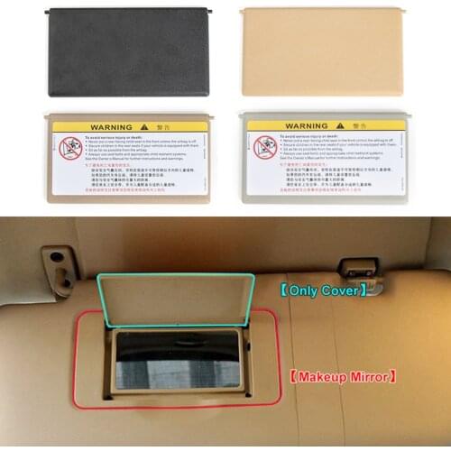 For Mercedes Benz C-Class W203 SunShade Visor Makeup Cosmetic Mirror Cover 16481011109E86 Black Beige Grey
