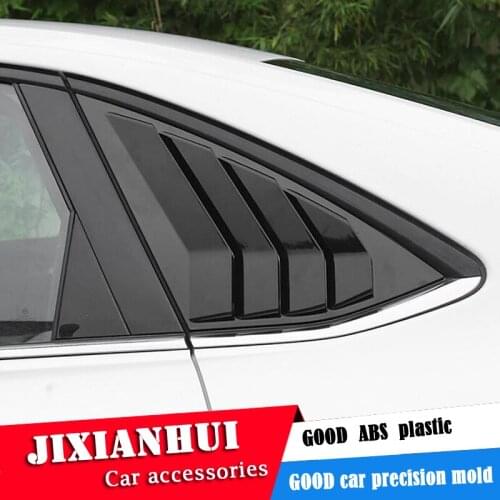 For volkswagen J ETTA 2019-2020 Sedan ABS Rear Door Window shades Louver Frame Window Sill Molding Cover Sticker Trim