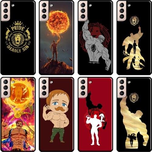 Escanor Seven Deadly Sins Soft Cover For Samsung Galaxy S20 FE S8 S9 S10 Plus Note 10 Note 20 S21 Ultra Back Case