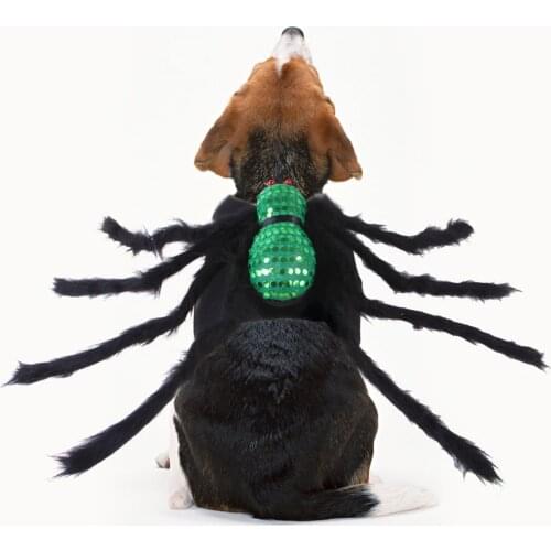 Simulation Spider Dress Up Costume Role Playing Dog Cat Cosplay Clothing Halloween Furry Holiday Creative Pet Cosplay Clothes
