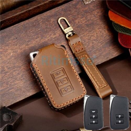 Leather Car Key Case Cover Holder Shell for Lexus NX GS RX ES GX LX RC IS 250 200 350 300H 450H CT200 RX270LX NXIS Key Fob