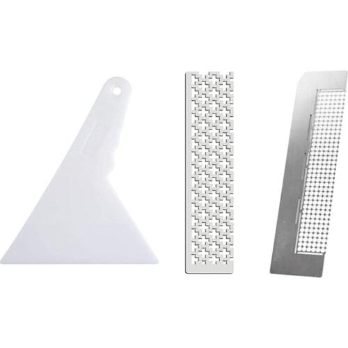 2Pcs 5D Diamond Painting Ruler Tool and 1Pc Diamond Painting Fix Tools DIY Diamond Painting Ruler for Diamond Painting