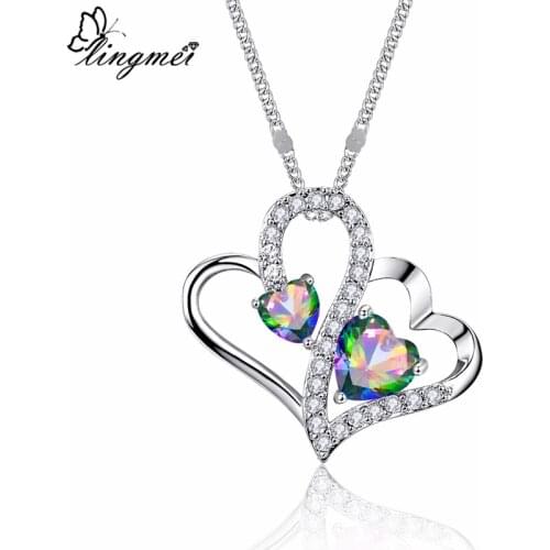 Подвески сердца Lingmei China At AliExpress