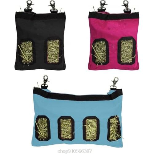 Hay Bag Hanging Pouch Feeder Holder Feeding Dispenser Container for Rabbit Guinea Pig Small Animals D03 20 Dropshipping