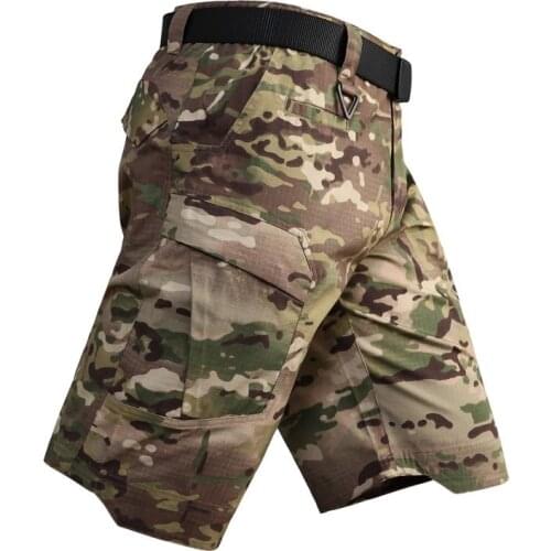 2019 Newest Summer Camouflage Army Tactical Shorts Men Military Waterproof Cargo Shorts Breathable Multi Pocket Work Pants