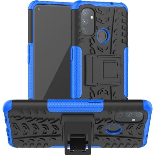 Shockproof Armor Rugged Coque For One Plus OneplusNord OnePlus Nord N100 N10 5G Case Fundas PC TPU Stand Cover Housing